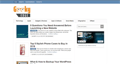 Desktop Screenshot of geekyedge.com