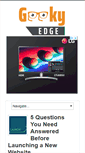 Mobile Screenshot of geekyedge.com