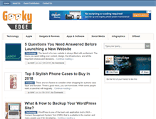 Tablet Screenshot of geekyedge.com